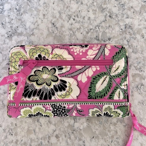 Vera Bradley Large Turn Lock Zip Around Wallet - Picture 4 of 6